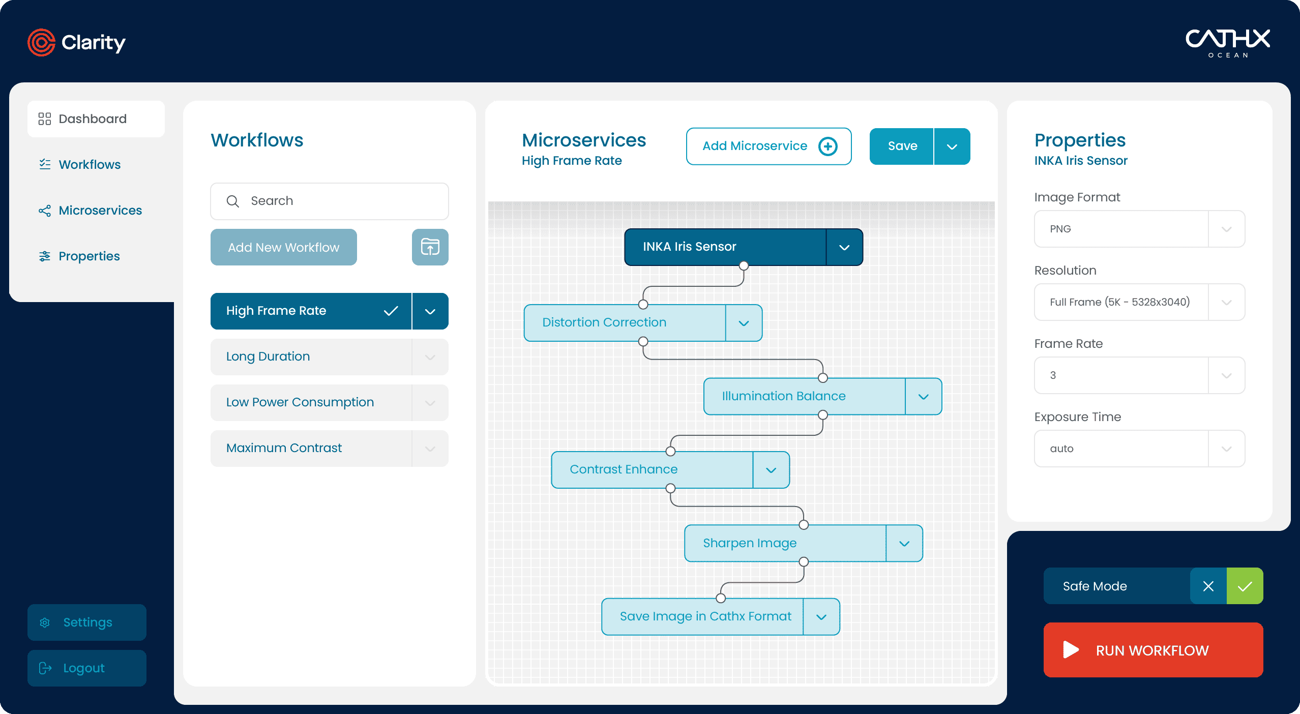 Clarity workflow